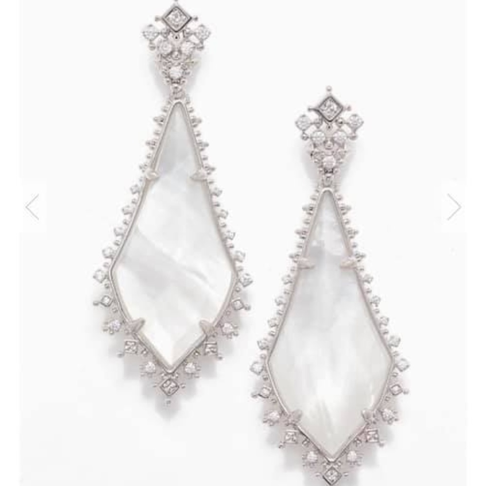 Kendra Scott Martha Earrings (silver)